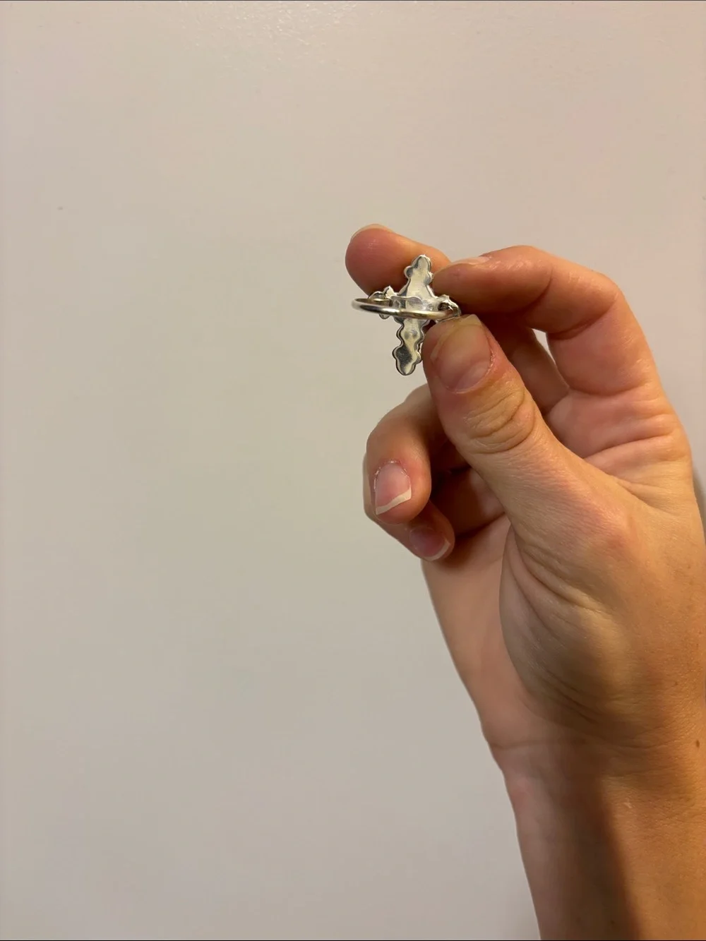 Turquoise Cross Native American Made Ring